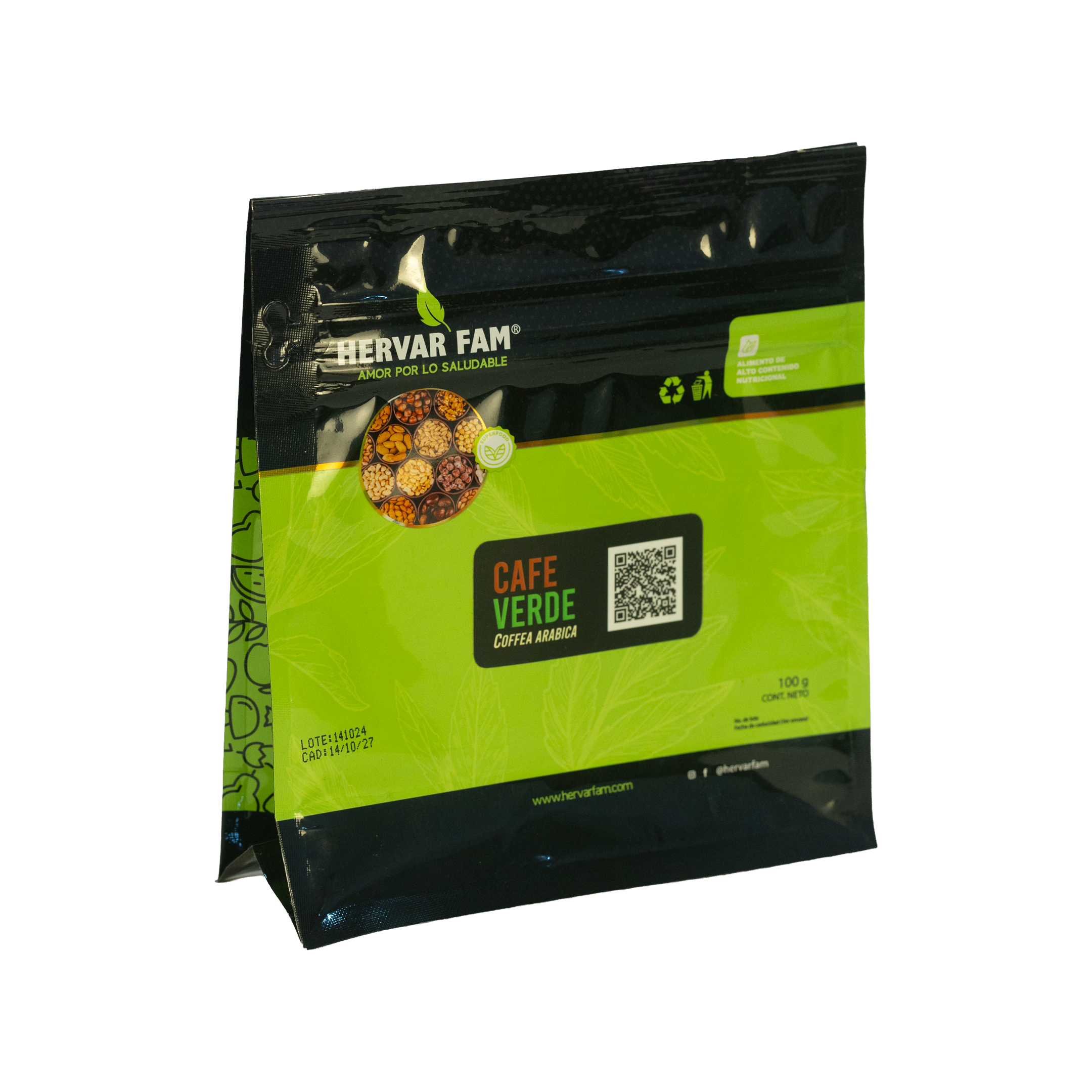 CAFÉ VERDE (Coffea arabica) 100g