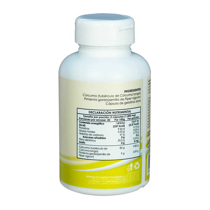 CURCUMA Y PIMIENTA