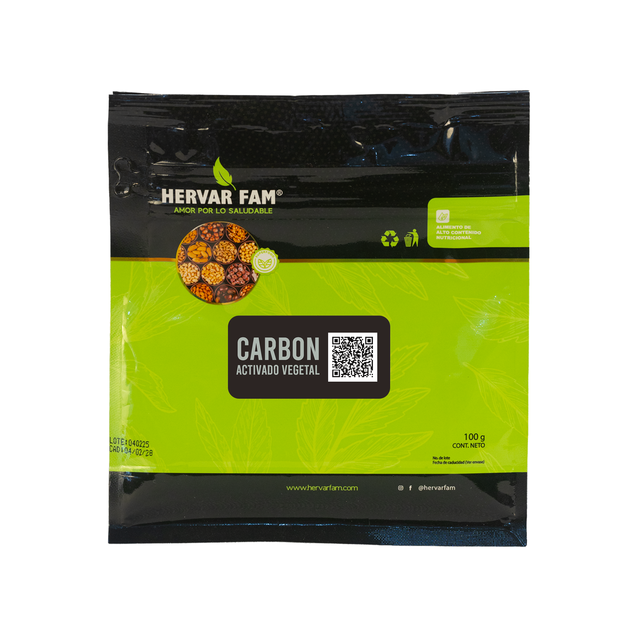 CARBON ACTIVADO VEGETAL 100 g