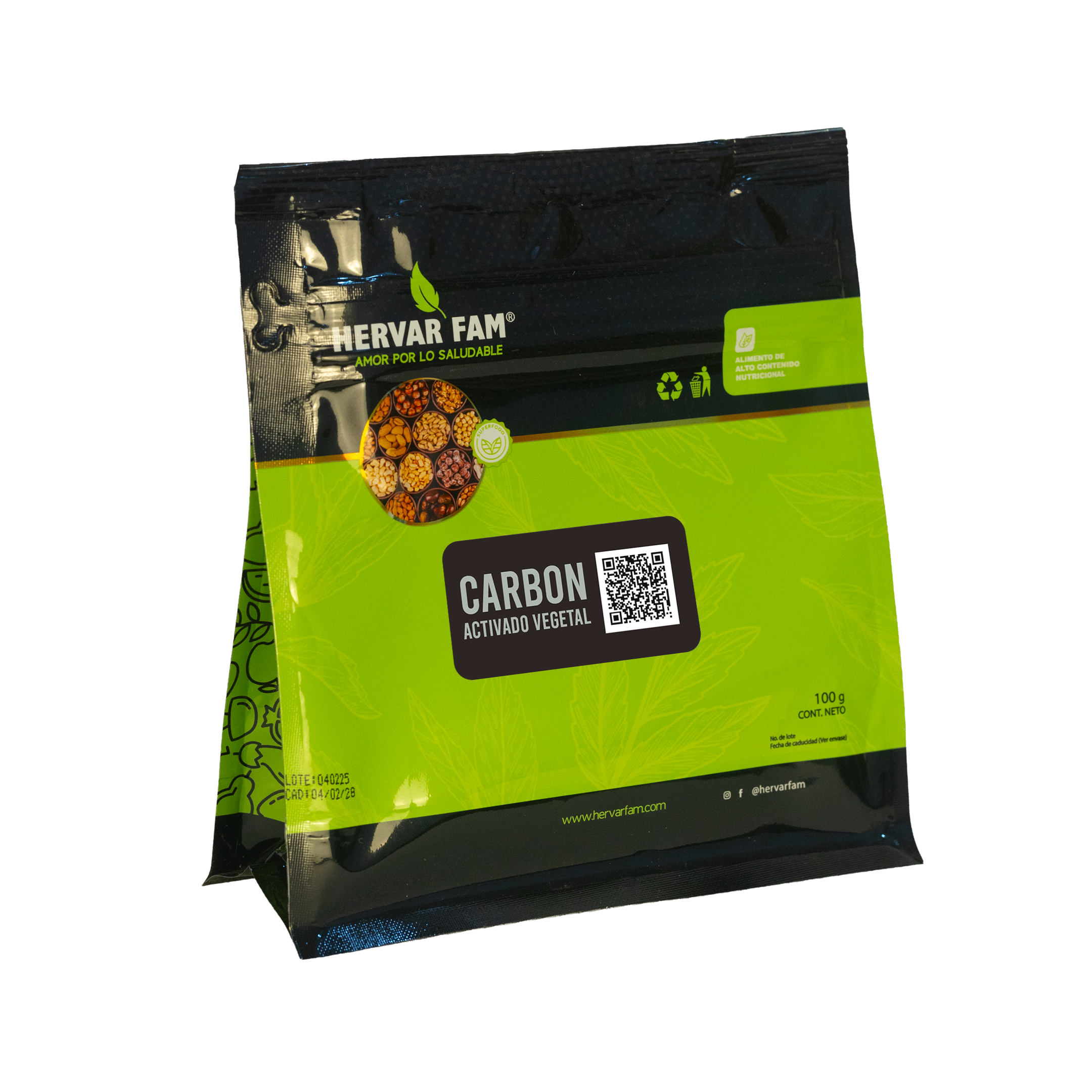 CARBON ACTIVADO VEGETAL 100 g