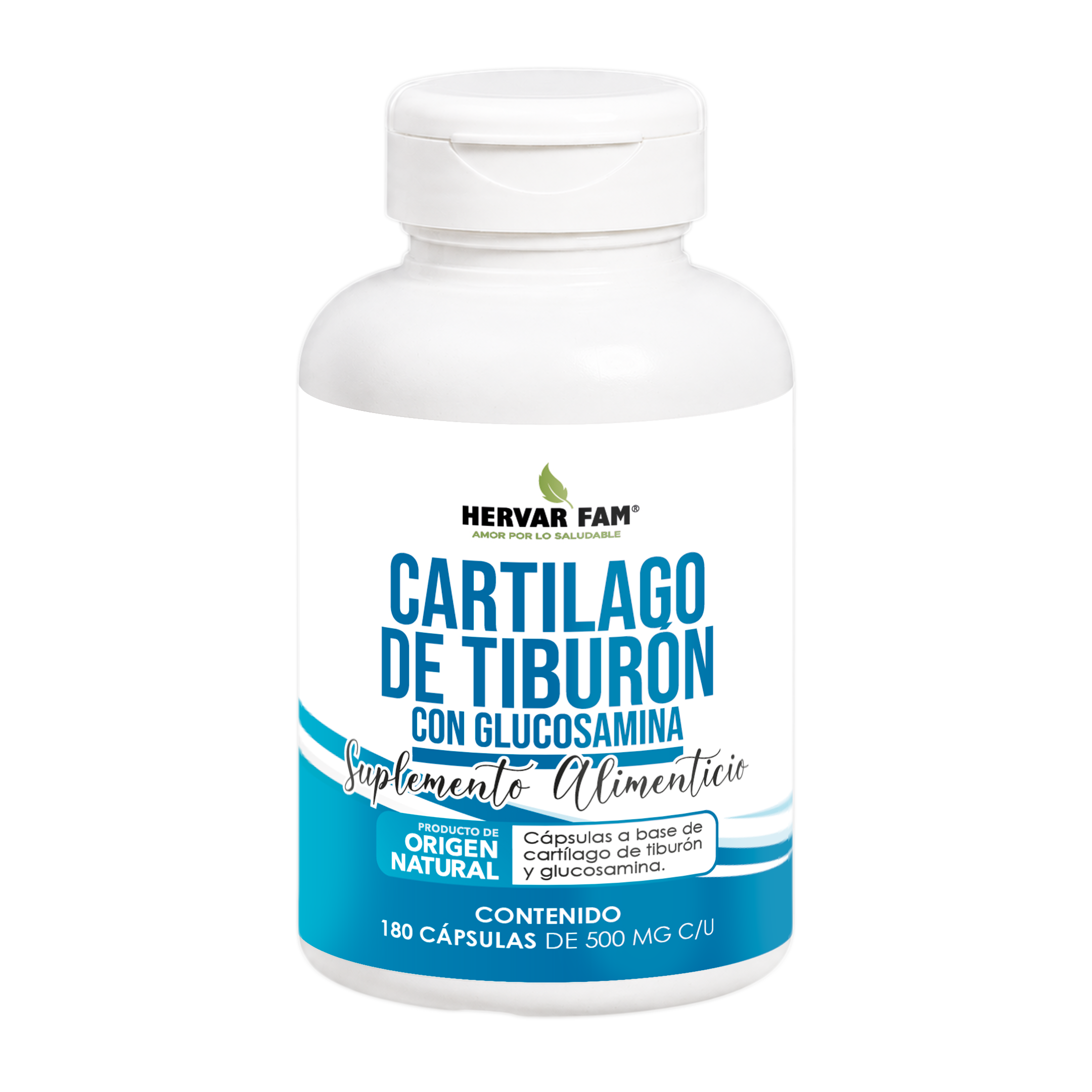 CARTILAGO DE TIBURON CON GLUCOSAMINA