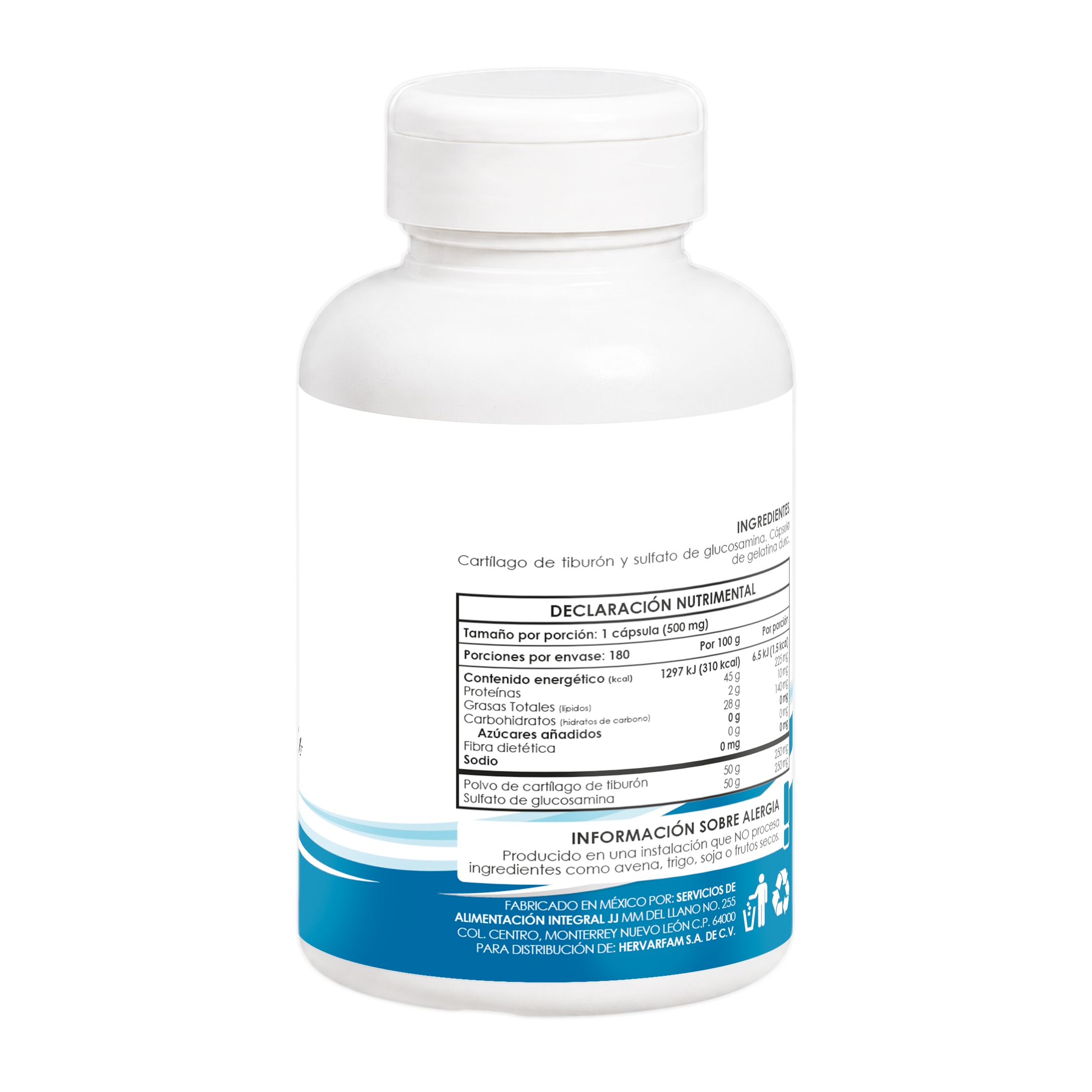 CARTILAGO DE TIBURON CON GLUCOSAMINA