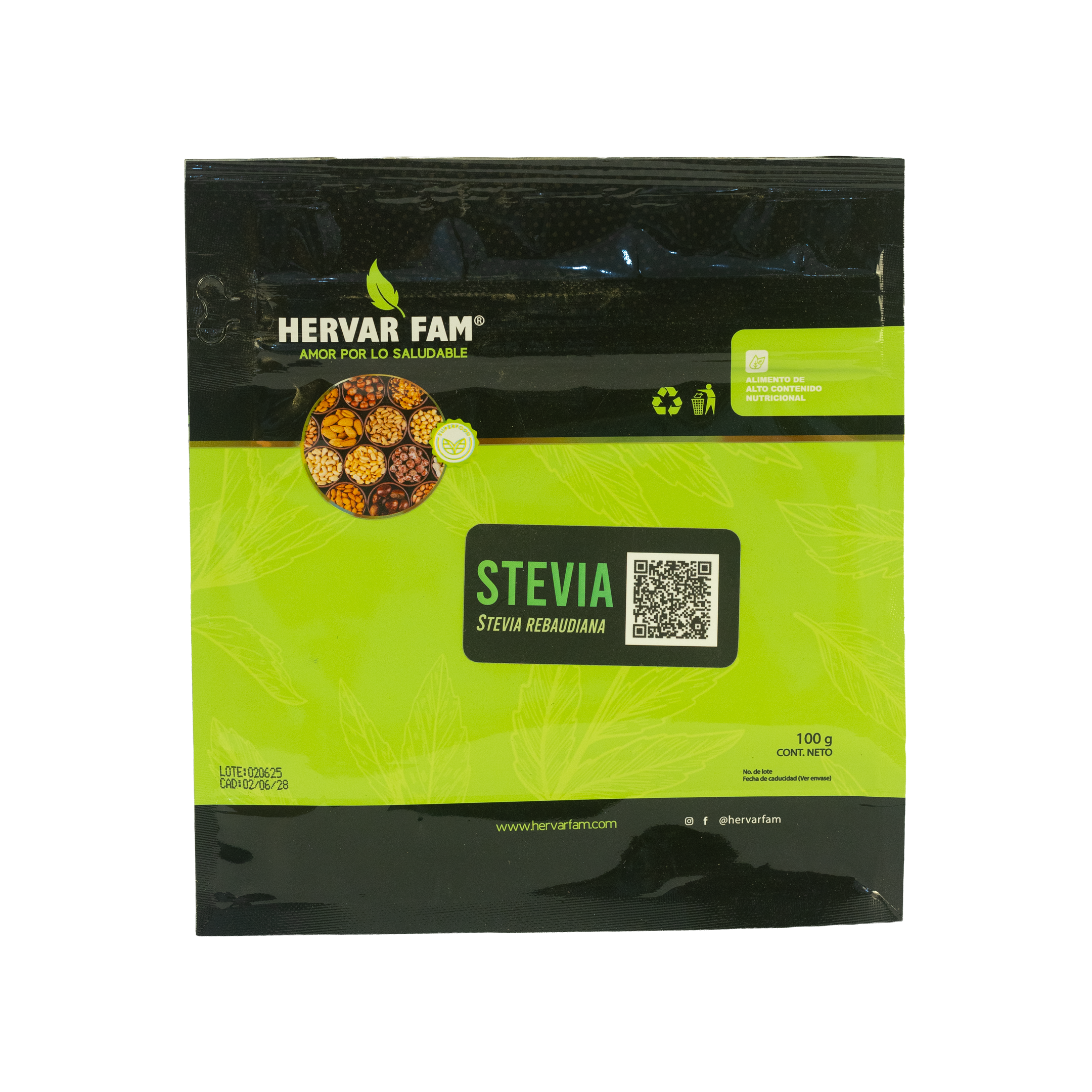 STEVIA (Stevia Rebaudiana) (HOJA ENTERA)